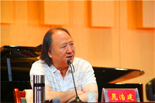 解放军艺术学院晁浩建教授应邀来世界杯官网讲学