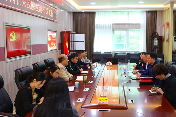 机关党委来世界杯官网交流指导党建工作
